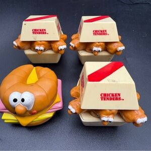 Vintage 1989 Burger King Kid's Meal Lickety Splits Rolling Racers Lot Of 4